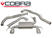 Opel Corsa E VXR 15- Turboback-sportavgassystem (Med De-Cat & Ljuddämpare) Cobra Sport